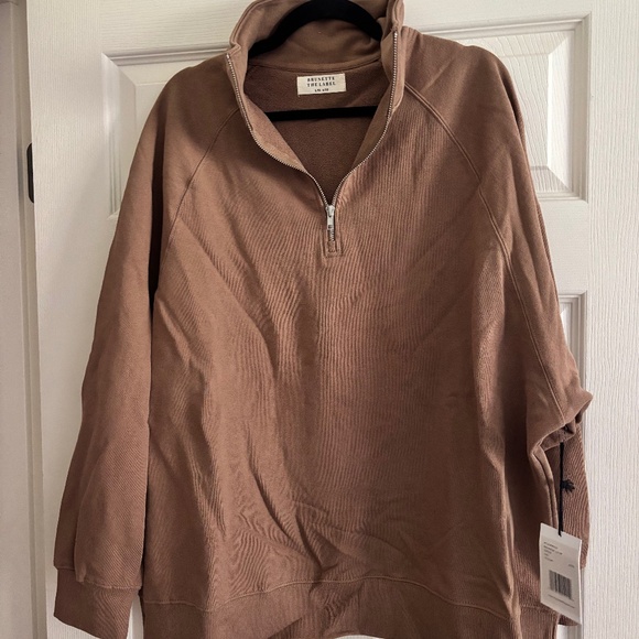 Brunette The Label Big Sister 1/2 Zip - Picture 1 of 4